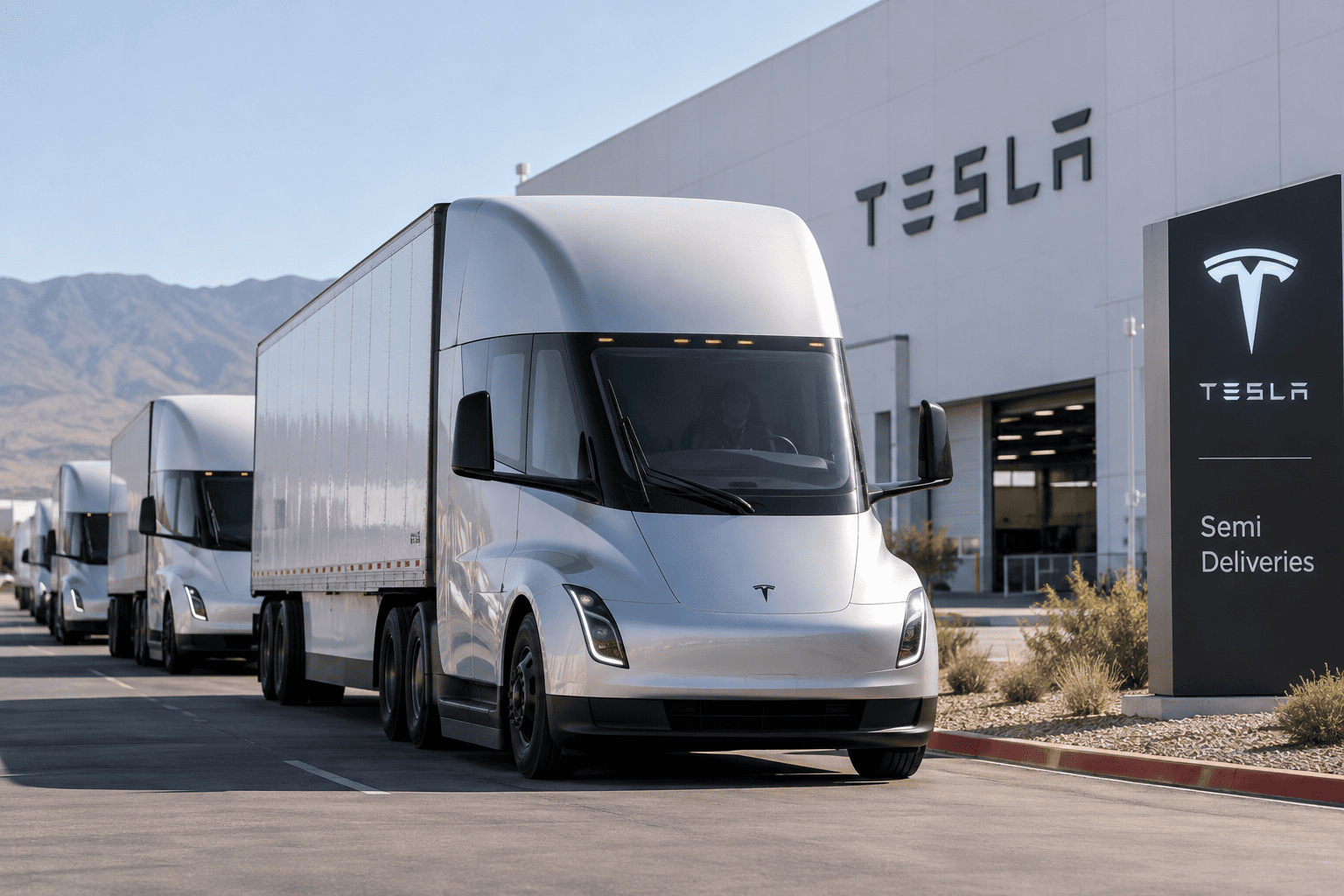 États-Unis : Tesla lance les livraisons de série de son camion électrique Semi